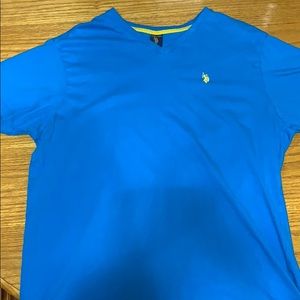 Large Blue US Polo Assn V-neck